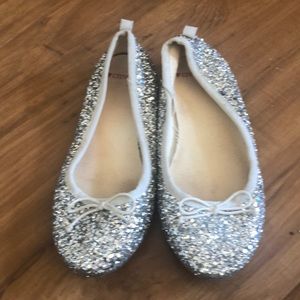 Silver sequins shoes